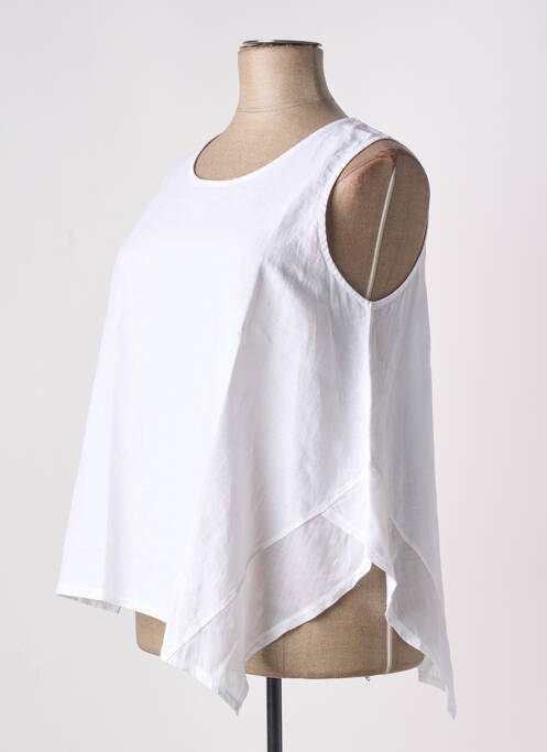 Tunique sans manche blanc G!OZE femme