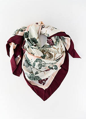 Foulard blanc PIECES femme