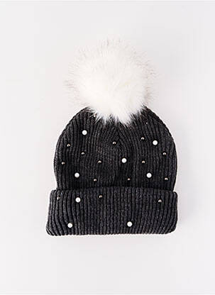 Bonnet gris ONLY femme