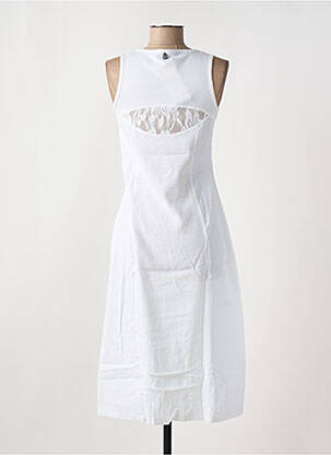 Robe longue blanc MALOKA femme