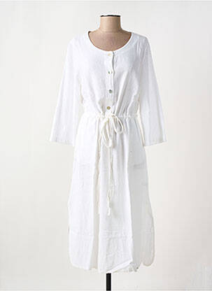 Robe longue blanc MALOKA femme