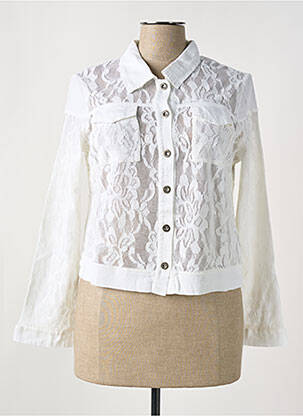 Veste casual blanc MALOKA femme