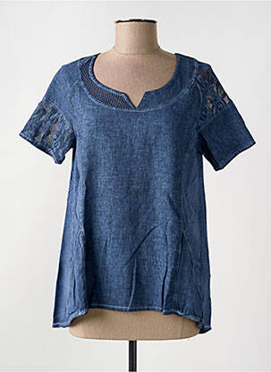 Top bleu MALOKA femme