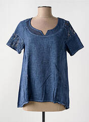 Top bleu MALOKA femme seconde vue