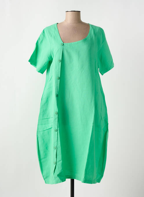 Robe mi-longue vert G!OZE femme