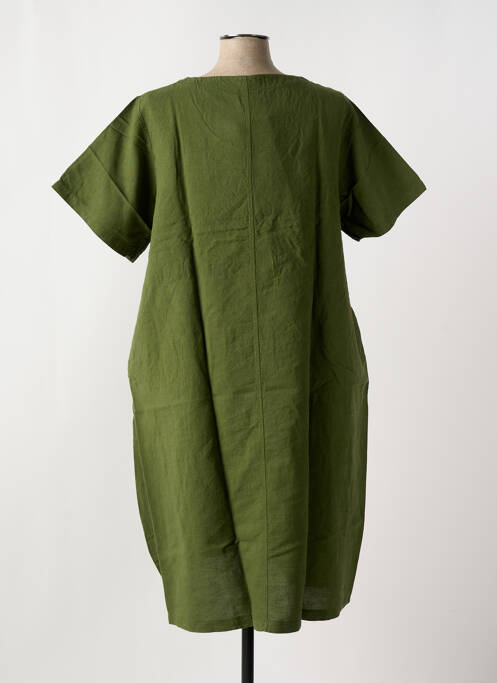 Robe mi-longue vert G!OZE femme