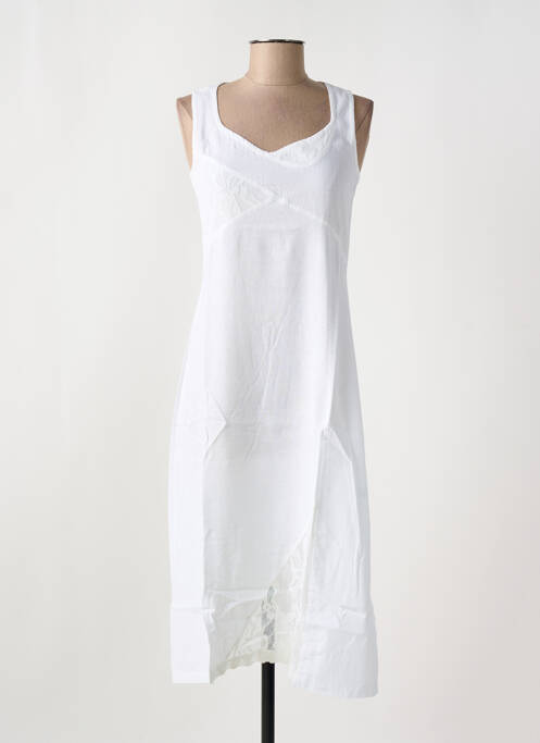 Robe longue blanc MALOKA femme