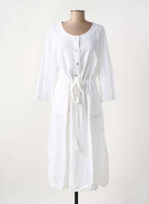 Robe longue blanc MALOKA femme