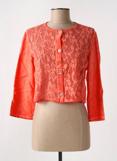 Veste casual orange MALOKA femme