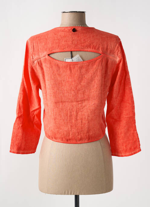 Veste casual orange MALOKA femme