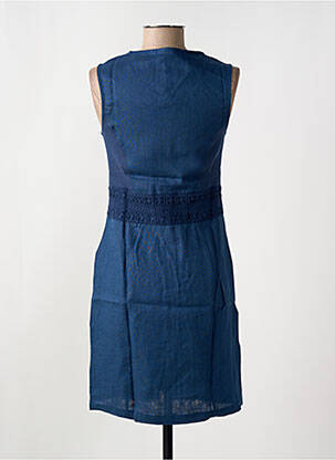 Robe mi-longue bleu MALOKA femme