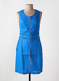 Robe mi-longue bleu MALOKA femme