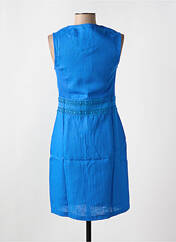 Robe mi-longue bleu MALOKA femme seconde vue