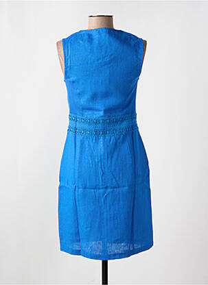 Robe mi-longue bleu MALOKA femme