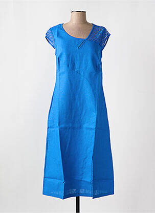 Robe longue bleu MALOKA femme