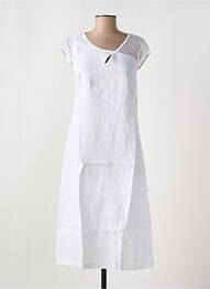 Robe longue blanc MALOKA femme