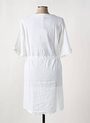 Robe mi-longue blanc MALOKA femme