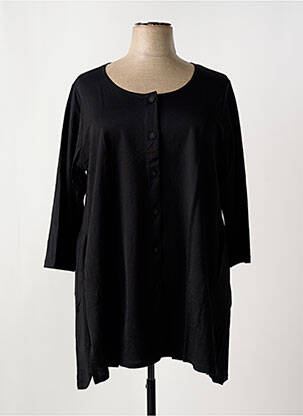 Tunique manches longues noir G!OZE femme