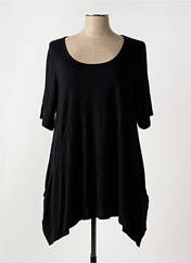 Tunique manches courtes noir G!OZE femme seconde vue