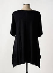 Tunique manches courtes noir G!OZE femme seconde vue