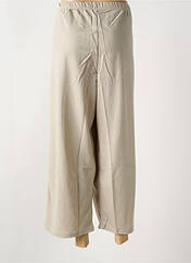 Pantalon 7/8 beige G!OZE femme seconde vue