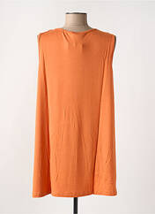 Tunique sans manche orange G!OZE femme seconde vue
