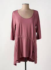 Tunique manches courtes violet G!OZE femme seconde vue