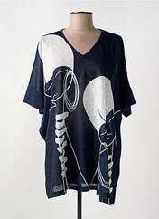 Tunique manches courtes bleu G!OZE femme seconde vue