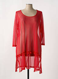 Tunique manches longues rouge G!OZE femme
