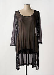 Tunique manches longues noir G!OZE femme seconde vue
