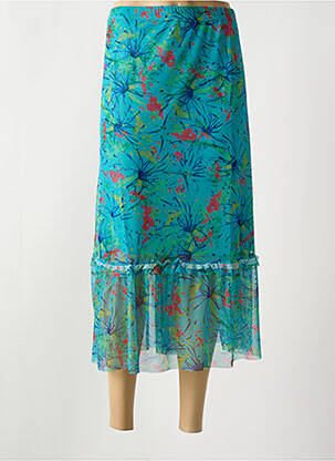 Jupe mi-longue bleu G!OZE femme