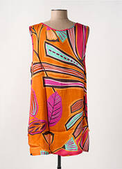 Tunique sans manche orange G!OZE femme seconde vue