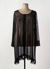 Tunique manches longues noir G!OZE femme seconde vue