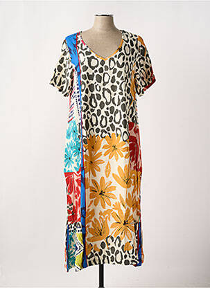 Robe longue rouge G!OZE femme