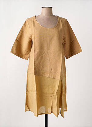 Tunique manches courtes marron G!OZE femme