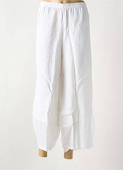 Pantalon droit blanc G!OZE femme seconde vue