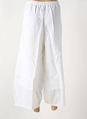 Pantalon droit blanc G!OZE femme