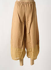 Pantalon 7/8 marron G!OZE femme seconde vue