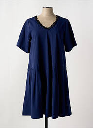 Robe mi-longue bleu G!OZE femme