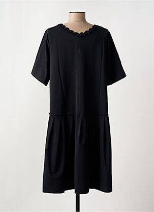 Robe mi-longue noir G!OZE femme