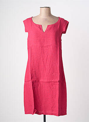 Robe mi-longue violet MALOKA femme