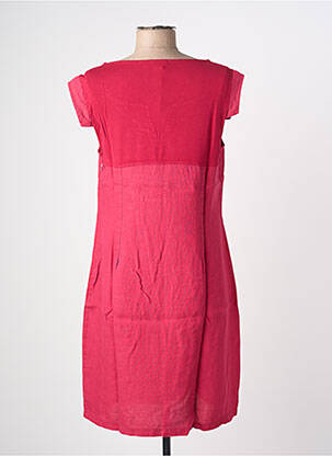 Robe mi-longue violet MALOKA femme