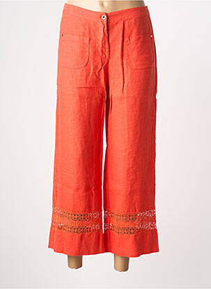 Pantalon 7/8 orange MALOKA femme