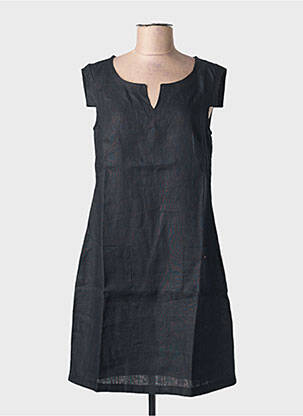 Robe mi-longue noir MALOKA femme