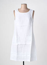 Robe mi-longue blanc MALOKA femme