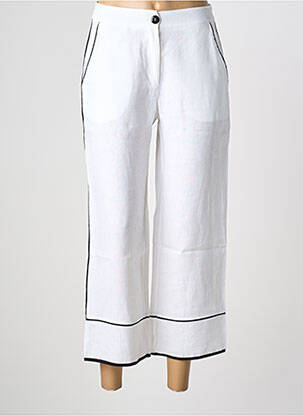 Pantalon 7/8 blanc MALOKA femme