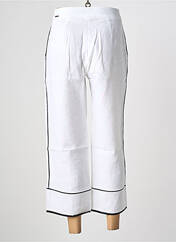 Pantalon 7/8 blanc MALOKA femme seconde vue