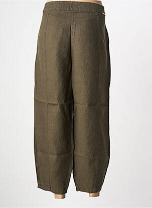 Pantalon 7/8 kaki MALOKA femme