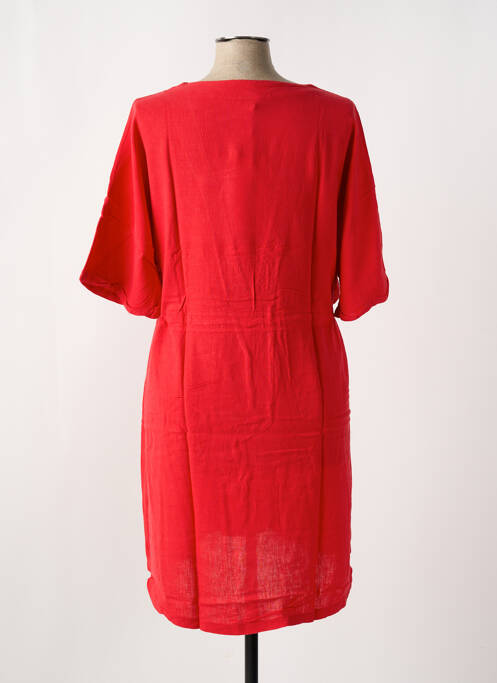 Robe mi-longue rouge MALOKA femme