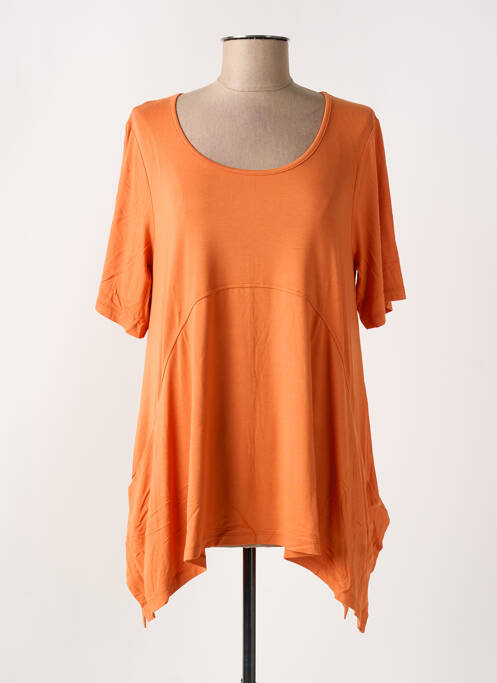 Tunique manches courtes orange G!OZE femme